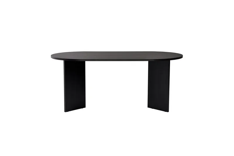 Dano Spisebord 180 cm Oval, Natur/Sort
