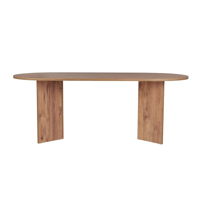 Dano Spisebord Oval 200 cm - Natur - Møbler - Borde - Spisebord og køkkenbord