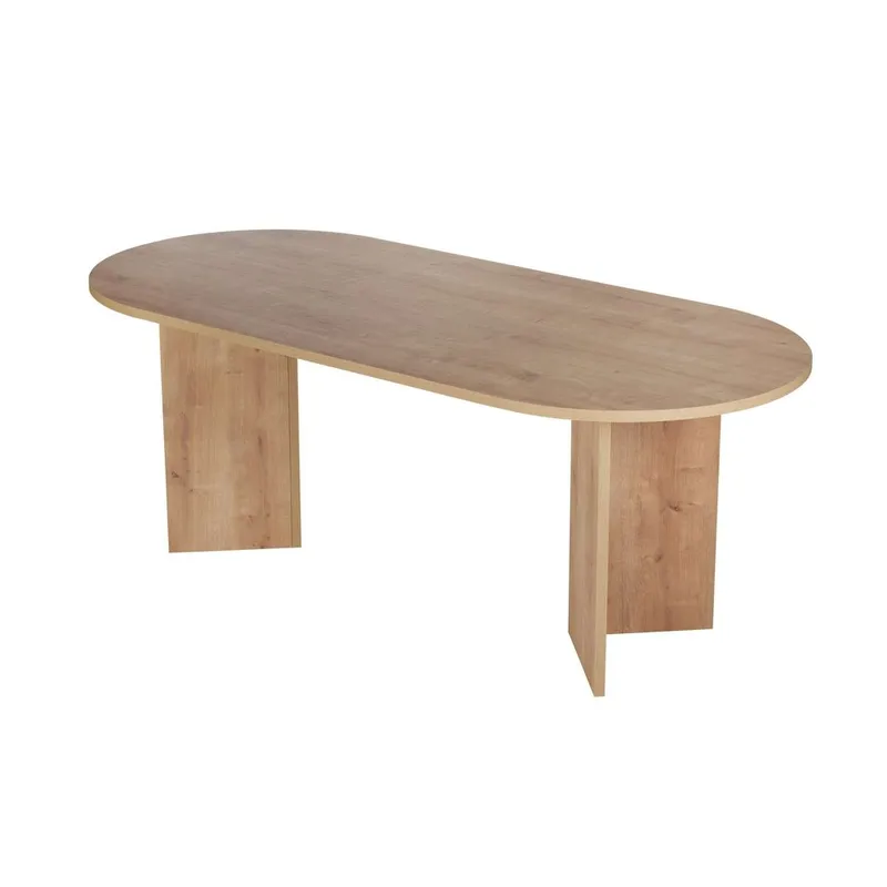 Dano Spisebord Oval 200 cm - Natur - Møbler - Borde - Spisebord og køkkenbord