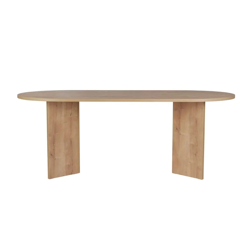 Dano Spisebord Oval 200 cm - Natur - Møbler - Borde - Spisebord og køkkenbord