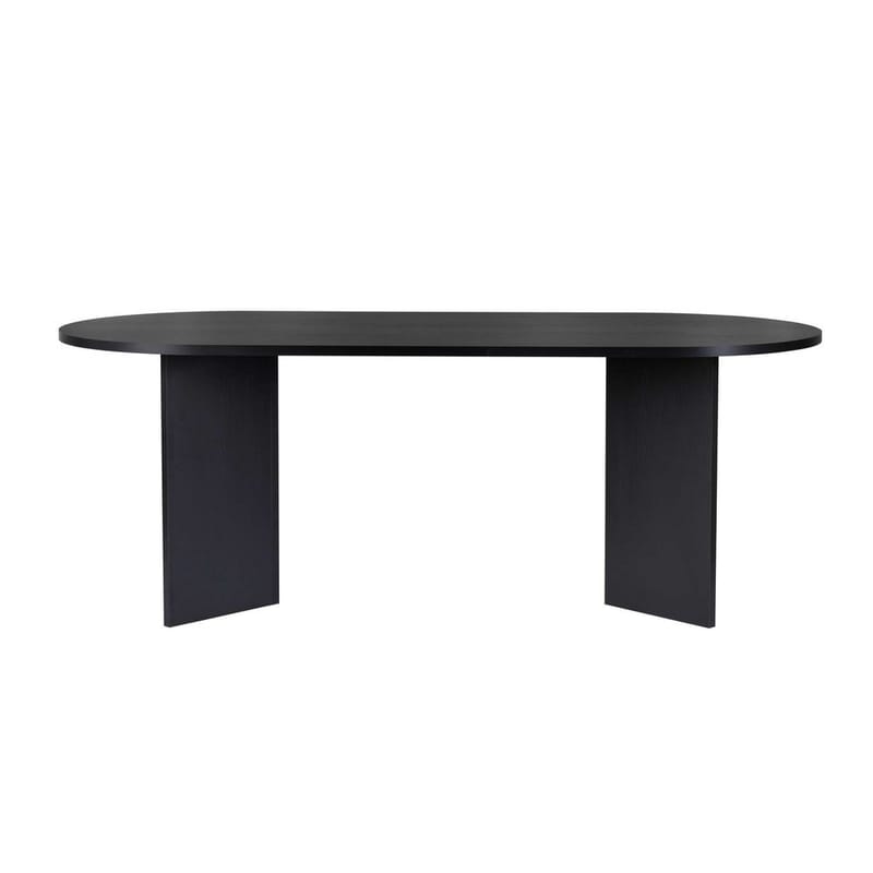Dano Spisebord Oval 200 cm - Sort - Møbler - Borde - Spisebord og køkkenbord