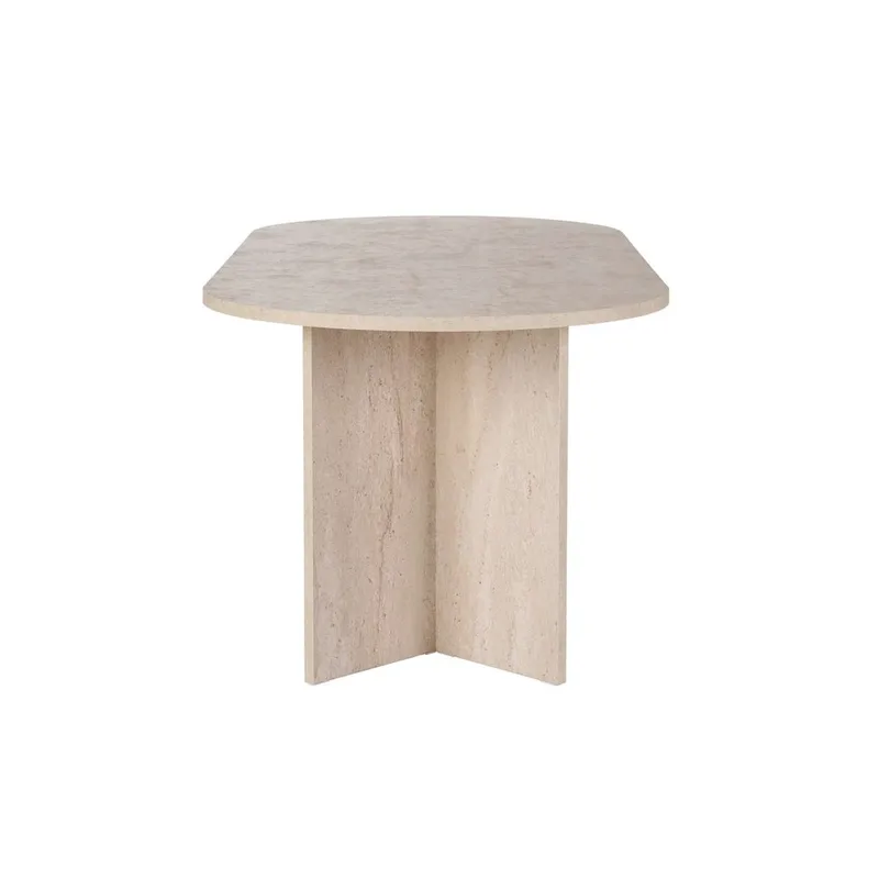 Dano Spisebord Oval 200 cm - Taupe - Møbler - Borde - Spisebord og køkkenbord