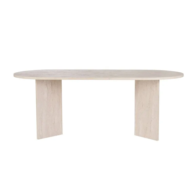 Dano Spisebord Oval 200 cm - Taupe - Møbler - Borde - Spisebord og køkkenbord