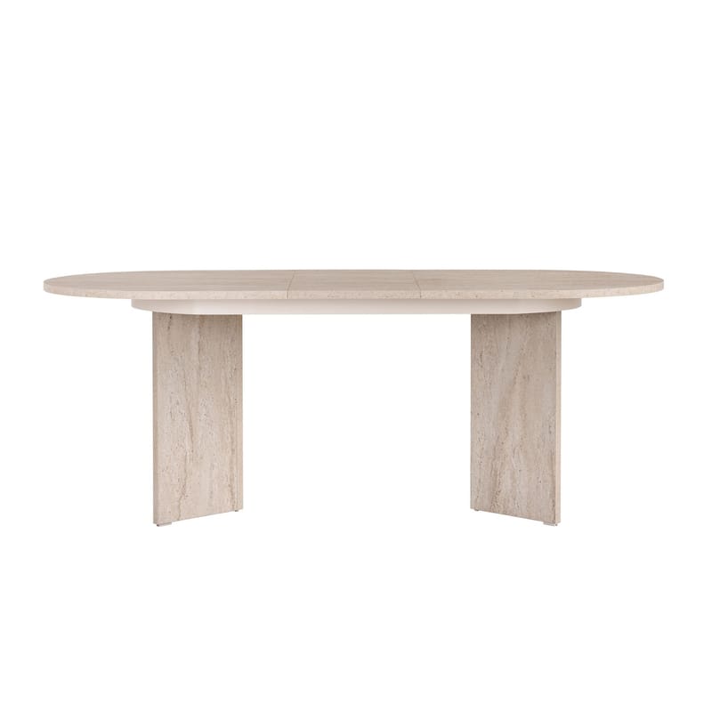 Dano Udtræksbart spisebord 160 cm - Travertin - Møbler - Borde - Spisebord og køkkenbord