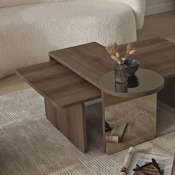 Dasina sofabord 105 cm - Bronzie/Valnød - Møbler - Borde - Sofabord
