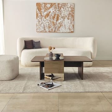 Dasina sofabord 105 cm - Bronzie/Valnød - Møbler - Borde - Sofabord