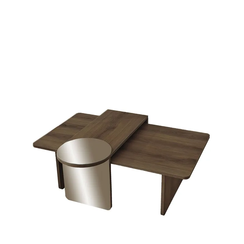 Dasina sofabord 105 cm, Bronzie/Valnød