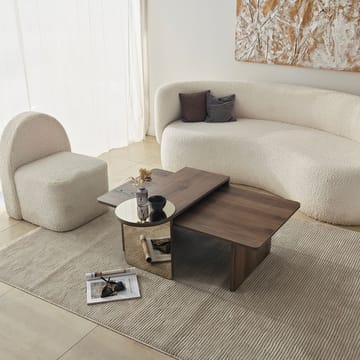 Dasina sofabord 105 cm - Bronzie/Valnød - Møbler - Borde - Sofabord