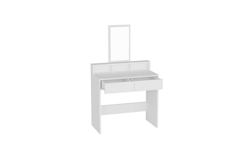 Dasina Toiletbord 80 cm - Hvid - Møbler - Borde - Sminkebord & konsolbord - Makeup bord med spejl