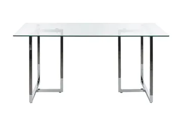 Davson Spisebord 90x160 cm - Sølv - Møbler - Borde - Spisebord og køkkenbord