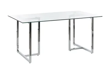 Davson Spisebord 90x160 cm - Sølv - Møbler - Borde - Spisebord og køkkenbord