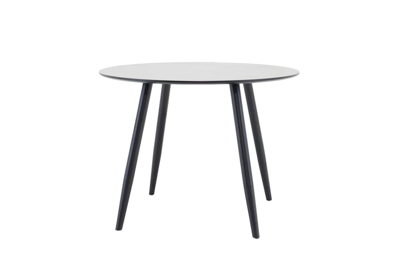 Deandra Spisebord 100x100 cm Sort - Venture Home - Spisebord og køkkenbord