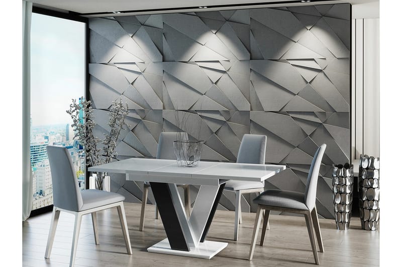 Denogal Spisebord 80 cm - Hvid - Spisebord og køkkenbord