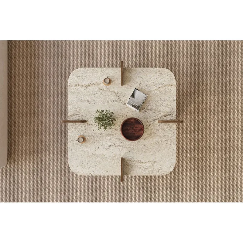 Denros Sofabord 90 cm - Brun/Mørkebrun - Møbler - Borde - Sofabord