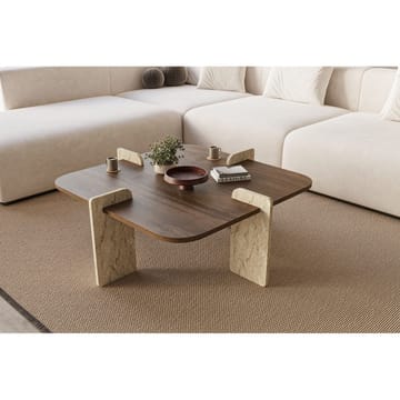 Denros Sofabord 90 cm - Brun/Mørkebrun - Møbler - Borde - Sofabord