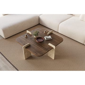 Denros Sofabord 90 cm - Brun/Mørkebrun - Møbler - Borde - Sofabord