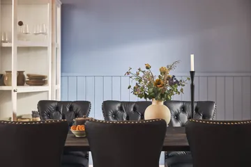Dijon Spisebordssæt 200 cm inkl. 6 Bergviken Stole i Kunstlæder - Brun - Møbler - Borde - Spisebordssæt