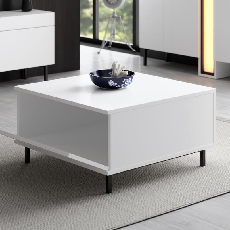 Djarhint Sofabord 75 cm - Hvid - Møbler - Borde - Sofabord