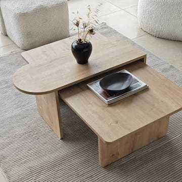 Djarhint Sofabordssæt 82 cm - Bronze og Sapphire Oak - Møbler - Borde - Sofabord