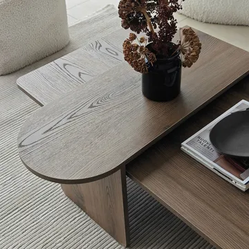 Djarhint Sofabordssæt 82 cm - Bronze/valnød - Møbler - Borde - Sofabord