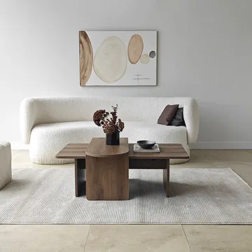 Djarhint Sofabordssæt 82 cm - Bronze/valnød - Møbler - Borde - Sofabord