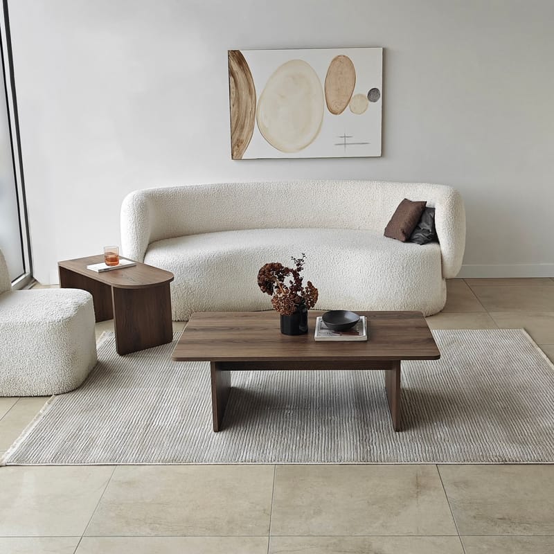 Djarhint Sofabordssæt 82 cm - Bronze/valnød - Møbler - Borde - Sofabord