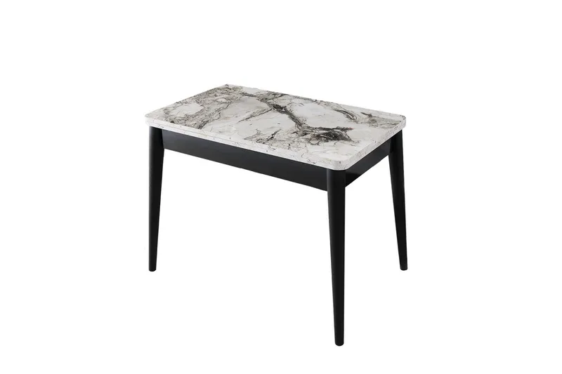 Dolcer Spisebord 100 cm Rektangulært, Hvid Marmor