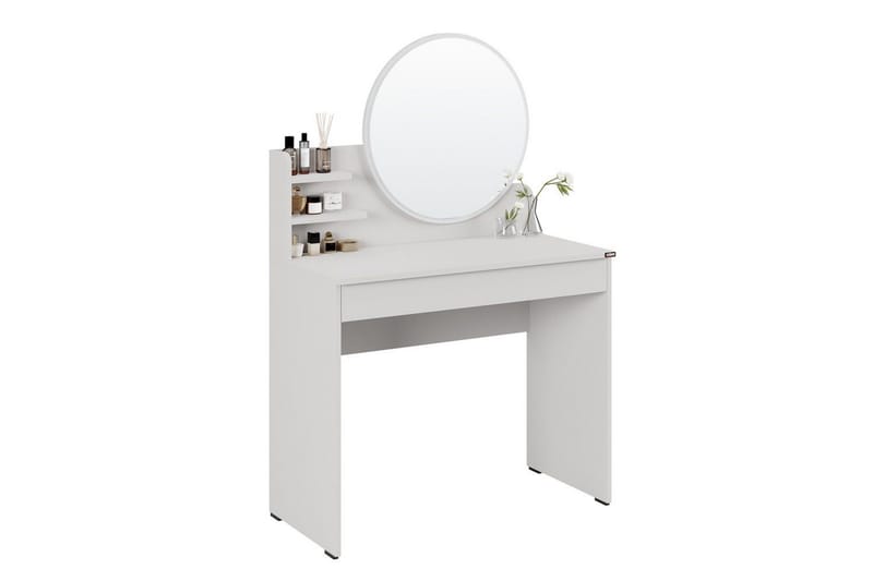 Dralen Make-up Bord 90 cm - Taupe - Møbler - Borde - Sminkebord & konsolbord