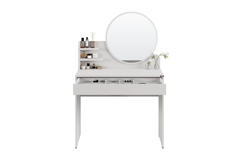 Dralen Make-up Bord 90 cm - Taupe - Møbler - Borde - Sminkebord & konsolbord
