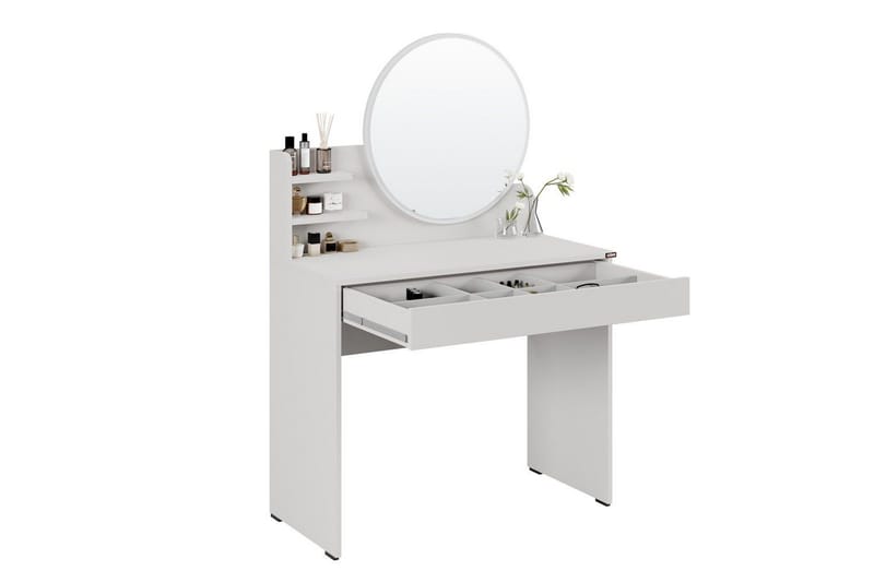 Dralen Make-up Bord 90 cm - Taupe - Møbler - Borde - Sminkebord & konsolbord