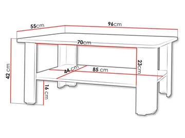 Durvan Sofabord 96 cm - Møbler - Borde - Sofabord