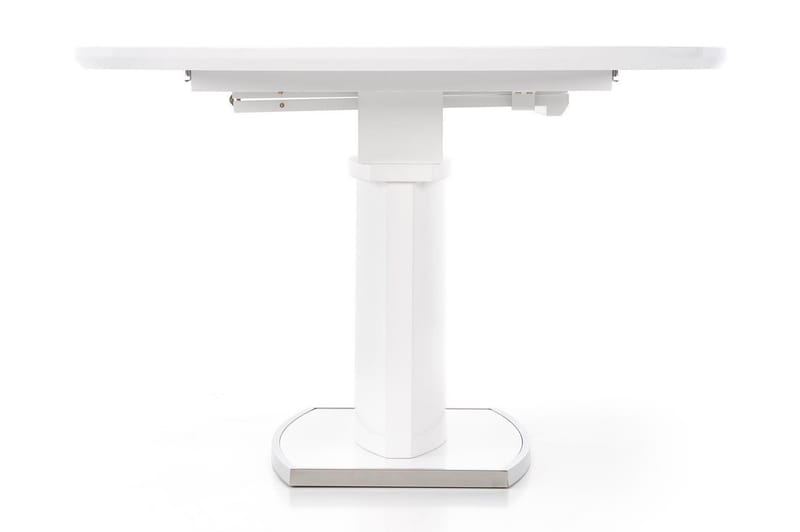 Earle Udvideligt Spisebord 120 cm Rund - Hvid - Spisebord og køkkenbord
