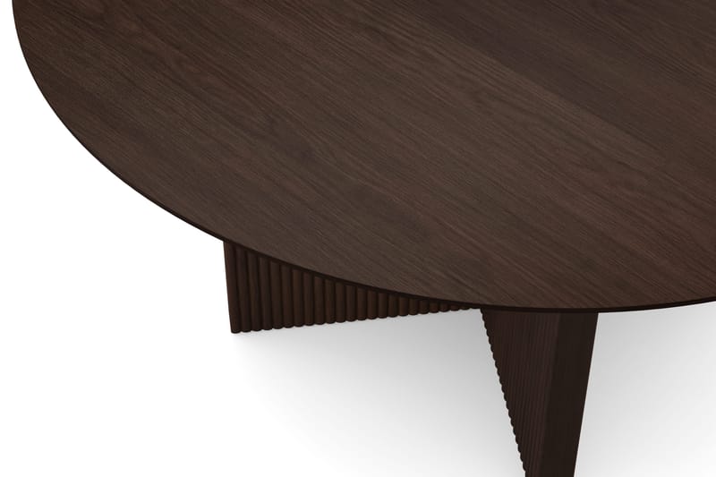 Edda Rundt Spisebord 150 cm Finér - Røget eg - Møbler - Borde - Spisebord og køkkenbord
