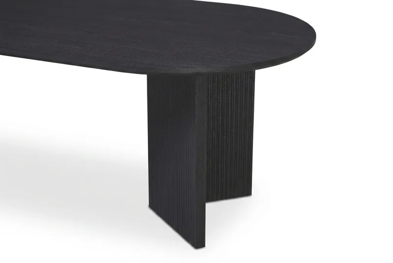 Edda sofabord ovalt 120 cm - Sort - Møbler - Borde - Sofabord