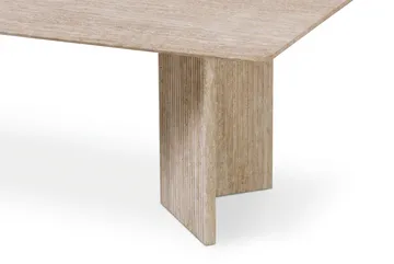 Edda sofabord rektangulært 120 cm - Travertin - Møbler - Borde - Sofabord