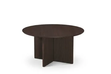 Edda sofabord rundt 85 cm - Røget eg - Møbler - Borde - Sofabord
