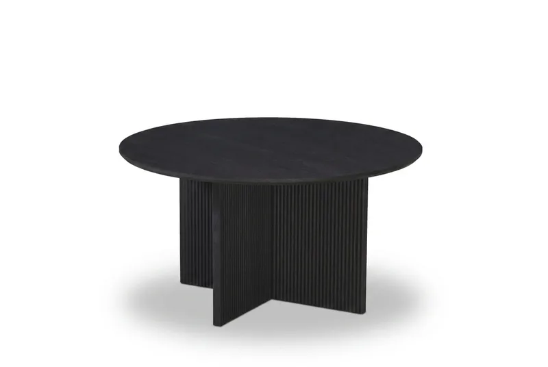 Edda sofabord rundt 85 cm - Sort - Møbler - Borde - Sofabord