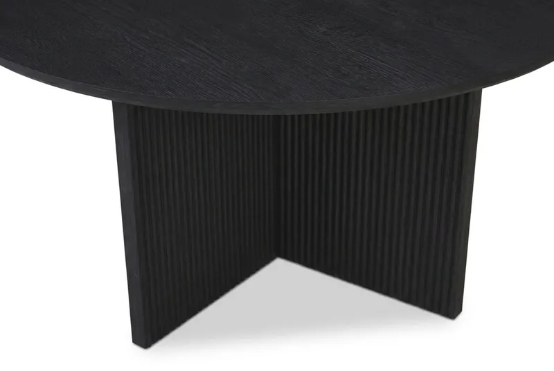Edda sofabord rundt 85 cm - Sort - Møbler - Borde - Sofabord