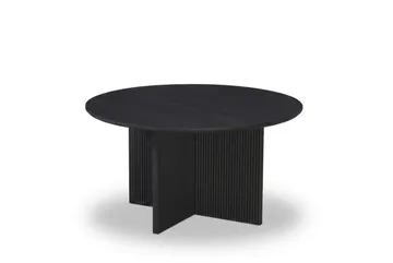 Edda sofabord rundt 85 cm - Sortbejdset eg - Møbler - Borde - Sofabord