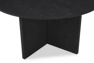 Edda sofabord rundt 85 cm - Sortbejdset eg - Møbler - Borde - Sofabord