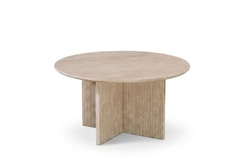 Edda sofabord rundt 85 cm - Travertin - Møbler - Borde - Sofabord