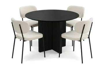 110 cm - Sortbejdset eg