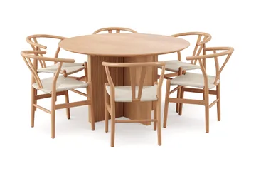 130 cm - Sortbejdset eg