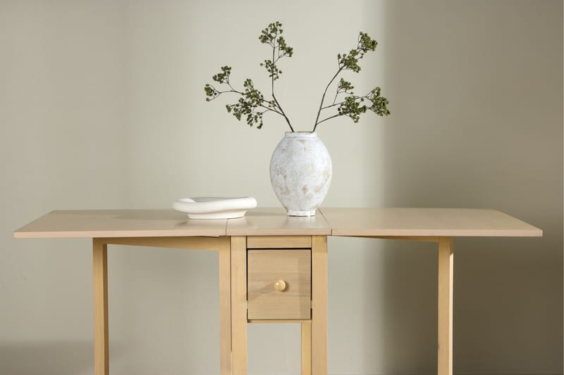 Edward klapbord 150x80 cm - Hvidvasket / - Møbler - Borde - Spisebord og køkkenbord