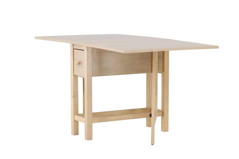 Edward klapbord 150x80 cm - Hvidvasket / - Møbler - Borde - Spisebord og køkkenbord