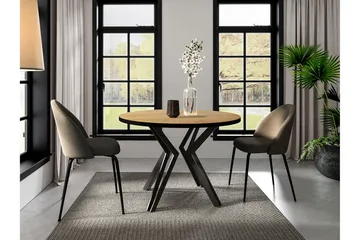 Elan Spisebord 176 cm - Sort/Brun - Møbler - Borde - Spisebord og køkkenbord
