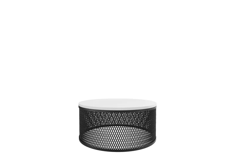 Elani Sofabord 58 cm, Sort/Hvid