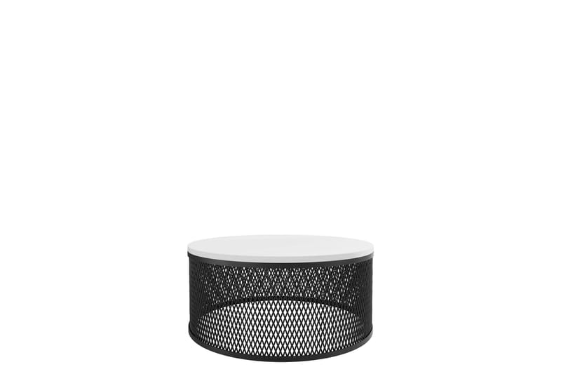 Elani Sofabord 58 cm, Sort/Hvid