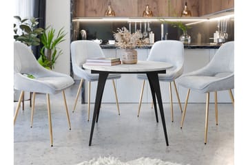 Eldo Spisebord 138 cm - Sort/Hvid - Møbler - Borde - Spisebord og køkkenbord