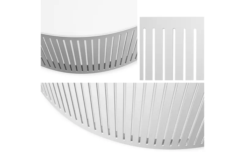 Elenio 75 cm Rundt Sofabord i Metal - Sort - Møbler - Borde - Sofabord